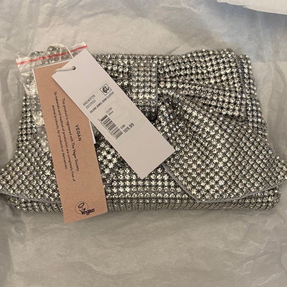 Ever New Handbags - Glamorous EVER NEW Jolene Jewel Bow Clutch